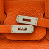 Secondhand Hermès Birkin 30 Orange Leather Bag