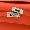 Secondhand Hermès Kelly Orange Leather Bag