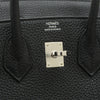 Secondhand Hermès Birkin 25 Black Leather Bag