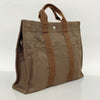 Secondhand Hermès Herline Brown Canvas Bag