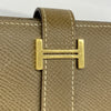 Secondhand Hermès Béarn Grey Leather Accessories