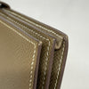 Secondhand Hermès Béarn Grey Leather Accessories