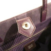 Secondhand Fendi 2Jours Purple Leather Bag