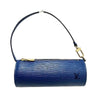 Secondhand Louis Vuitton Soufflot Blue Leather Bag