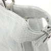 Secondhand Fendi Peekaboo White Denim - Jeans Bag