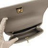 Secondhand Chanel Coco Handle Grey Leather Bag