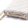 Secondhand Chanel Flap bag Grey Leather