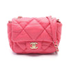 Secondhand Chanel Bubble Quilt Pink Leather Bag