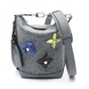 Secondhand Louis Vuitton Hobo Grey Leather Bag