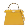 Secondhand Fendi Peekaboo Yellow Leather Bag