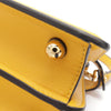 Secondhand Fendi Peekaboo Yellow Leather Bag