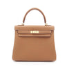 Secondhand Hermès Kelly 25 Brown Leather Bag