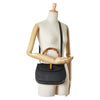 Secondhand Gucci Bamboo Black Leather Bag