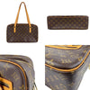 Secondhand Louis Vuitton Cité Brown Canvas Bag