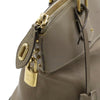 Secondhand Louis Vuitton Lockit Grey Leather Bag