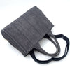 Secondhand Prada Canapa Black Denim - Jeans Bag