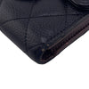 Secondhand Chanel Porte carte Navy Leather Accessories
