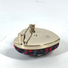 Secondhand Chanel Coco Mark Navy Tweed Jewelry