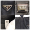 Secondhand Prada Tessuto Black Leather Bag