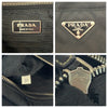 Secondhand Prada Spazzolato Nero Black Canvas Bag