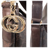 Secondhand Gucci Interlocking Brown Canvas Bag