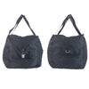 Secondhand Prada Boston Black Canvas Bag