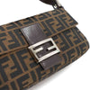 Secondhand Fendi Mamma Baguette Brown Canvas Bag