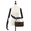 Secondhand Fendi Mamma Baguette Brown Canvas Bag