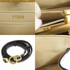 Secondhand Fendi Peekaboo White Canvas Bag