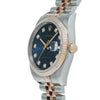 Secondhand Rolex Datejust Blue Gold And Steel Watch