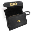 Secondhand Miu Madras Black Leather Bag