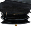 Secondhand Miu Madras Black Leather Bag