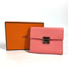 Secondhand Hermès Clic Mini Pink Leather Accessories