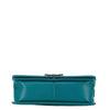 Secondhand Chanel Coco Boy Green Leather Bag