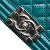 Secondhand Chanel Coco Boy Green Leather Bag