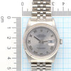 Secondhand Rolex Day-Date 36mm Silver Steel Watch