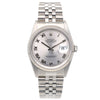 Secondhand Rolex Day-Date 36mm Silver Steel Watch