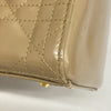 Secondhand Dior Lady Beige Patent Leather Bag