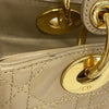 Secondhand Dior Lady Beige Patent Leather Bag