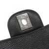 Secondhand Chanel Double flap Black Leather Bag
