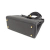 Secondhand Hermès Kelly 25 Black Leather Bag