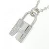 Secondhand Hermès Cadenas Silver White Gold Jewelry