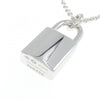 Secondhand Hermès Cadenas Silver White Gold Jewelry