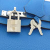 Secondhand Hermès Birkin 25 Blue Leather Bag