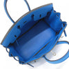 Secondhand Hermès Birkin 25 Blue Leather Bag