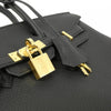 Secondhand Hermès Birkin 25 Black Leather Bag