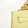 Secondhand Hermès Kelly 25 Yellow Leather Bag
