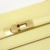 Secondhand Hermès Kelly 25 Yellow Leather Bag