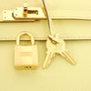Secondhand Hermès Kelly 25 Yellow Leather Bag