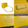 Secondhand Gucci Diamante Yellow Leather Bag